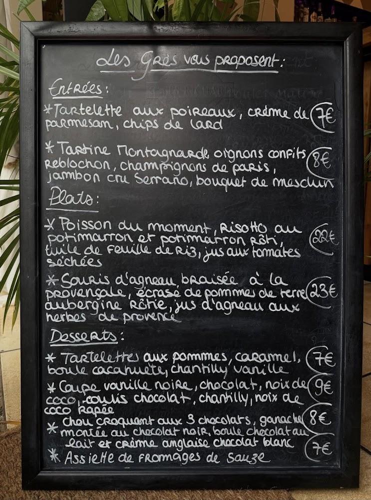 Les Grès - Menu Image 1